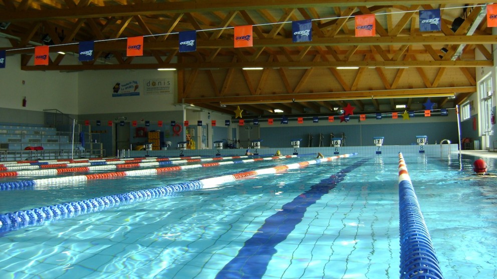 Dettaglio vasca da 25 metri