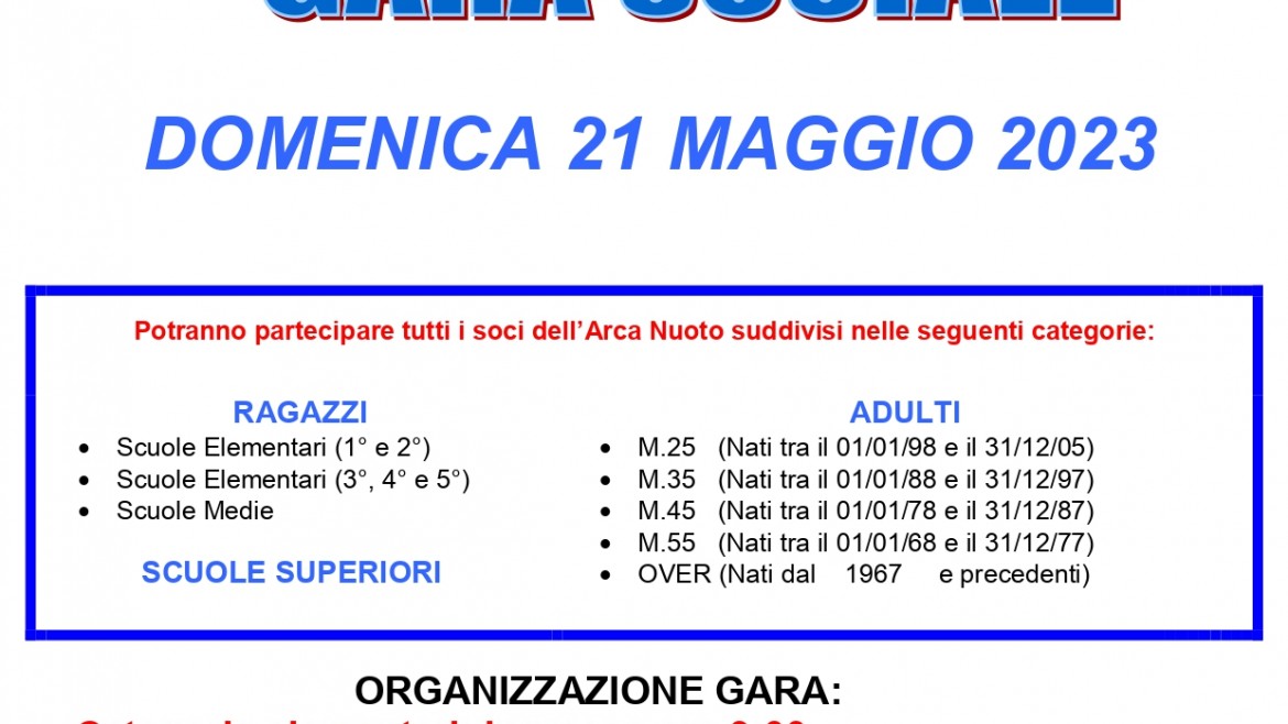 GARA SOCIALE 2023